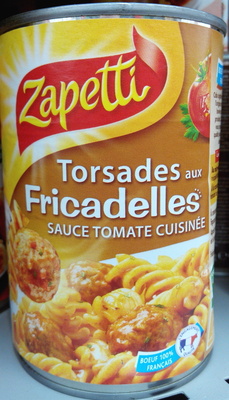 Torsades aux Fricadelles sauce tomate cuisinée