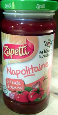 Napolitaine à l'huile d'olive front packaging