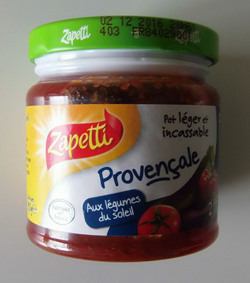 Provençale Aux légumes du soleil