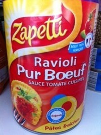 Ravioli pur Bœuf sauce tomate cuisinée