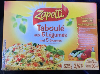 Taboulé aux 5 légumes