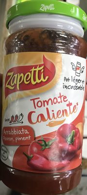 Tomate Caliente Arrabbiata Poivron, Piment front packaging
