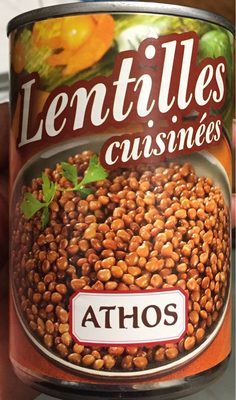 lentilles cuisinées