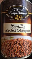 Lentilles cuisinées à l'auvergnate
