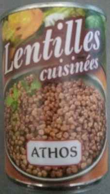 Lentilles cuisinées front packaging