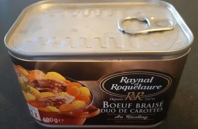 Boeuf braisé duo de carottes front packaging