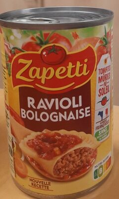 Ravioli sauce bolognaise front packaging