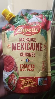Ma sauce mexicaine cuisinée front packaging