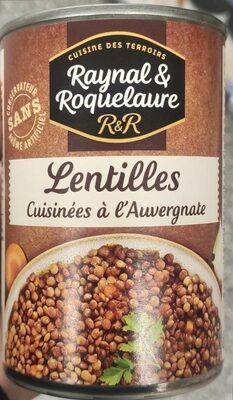 Lentilles cuisinées à l'Auvergnate