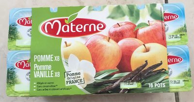 Compote Pomme-Pomme vanille, 16x90g