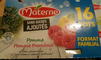 Compotes Materne sans sucres ajoutés