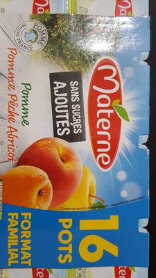 Compotes sans sucres ajoutés front packaging