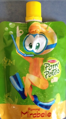 Pom' Potes - Compotes en gourde pomme mirabelle