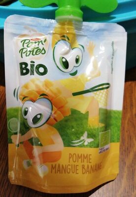 Pom'potes bio pomme mangue banane