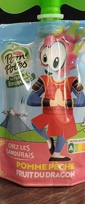 Pom'potes pomme pêche fruit du dragon