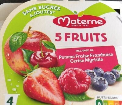 Mélange de 5 fruits rouges front packaging