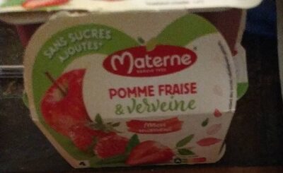 Pomme fraise et verveine SSA par 4