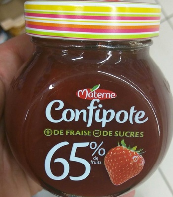 Confipote - Confiture de fraises allégée en sucres