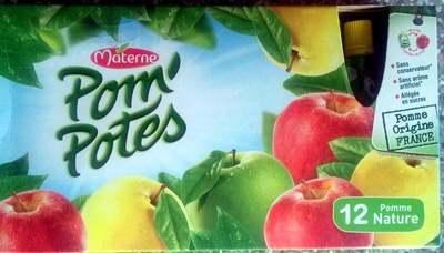 Pom'Potes - 12 pommes nature front packaging