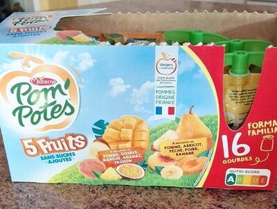 Compotes Pom'potes 16 gourdes -> 90% en individuel