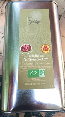 Huile d'olive de Nimes bio AOP front packaging