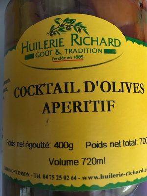 Cocktail d'olives apéritif