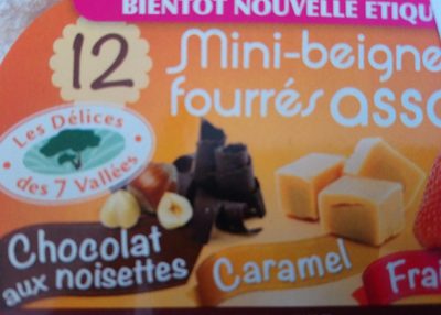 Mini-beignets fourrées assortis