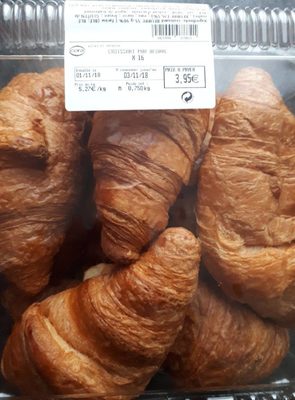 Croissant pur beurre cora front packaging