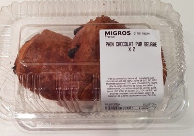 Pain chocolat pur beurre