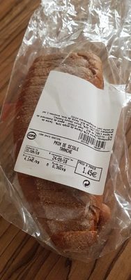 Pain de seigle en tranche