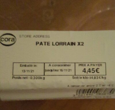 Pâté lorrain