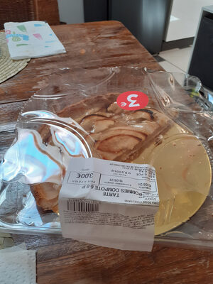 tarte pommes compote