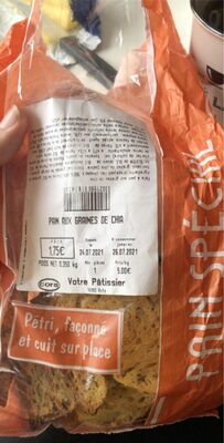 Pain aux graines de chia