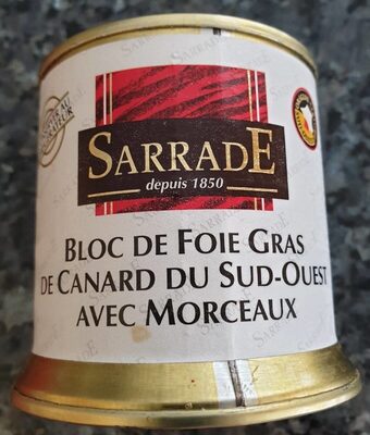 Bloc de Foie Gras de Canard du Sud-Ouest avec Morceaux