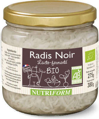 Radis noir lacto-fermenté BIO