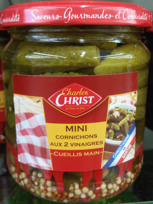 Mini cornichons aux 2 vinaigres cueillis main