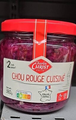Chou rouge cuisiné