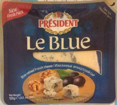 Пълномаслено синьо сирене Le Blue front packaging
