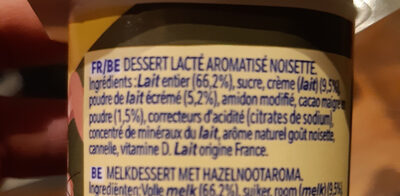 Nesquik petit ingredients label