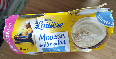 Mousse de riz au lait nature
