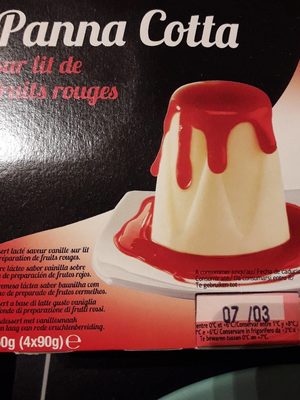 Panna Cotta Fruits rouges