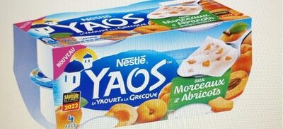 YAOS aux morceaux d’Abricots front packaging