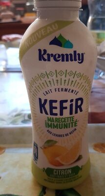 Kéfir lait fermenté citron
