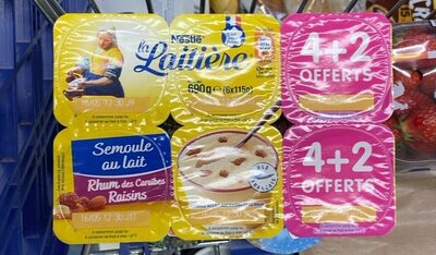 Semoule au lait Rhum des Caraïbes Raisins