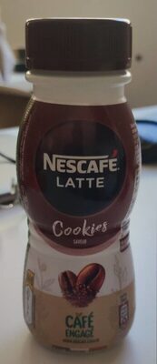 café latte froid saveur cookie front packaging