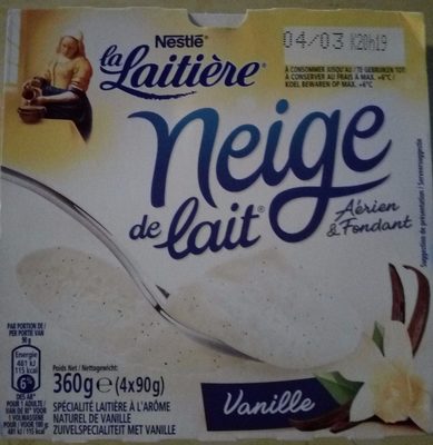 La Laitière Neige de Lait Vanille