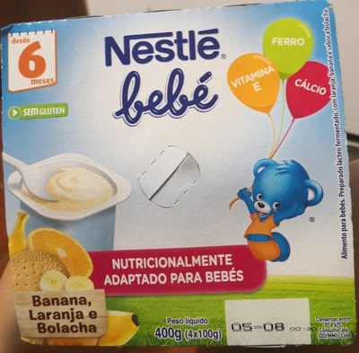 Nestlé bebé front packaging