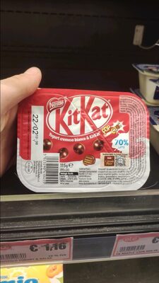 kit Kat yogurt cremoso bianco e kitkat
