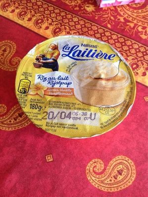 La Laitière Riz Au Lait, Vanille front packaging