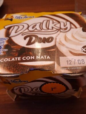 Dalky duo chocolate con nata front packaging